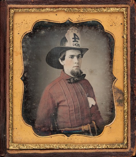 Portrait of a Fireman, c. 1850.