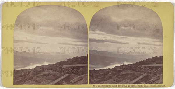 Mt. Kearsarge and Double Head, from Mt. Washington, c. 1860.