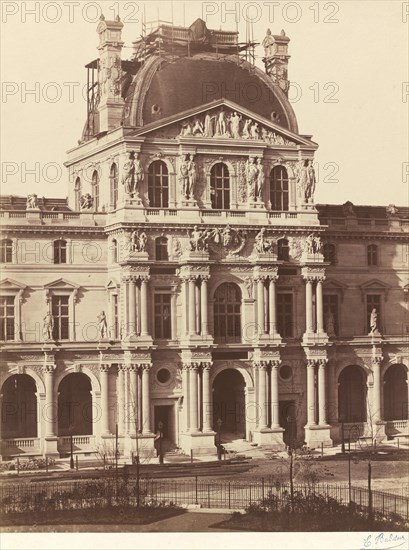 View of the Louvre, 1855-1857.