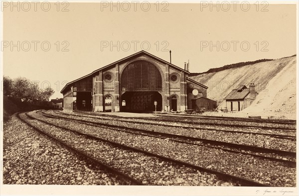 Gare de Longueau, 1855.