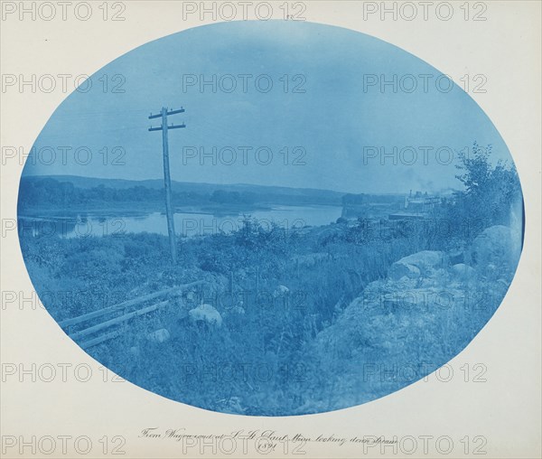 From Wagon Road at S. St. Paul, Minn. Looking Downstream, 1891.