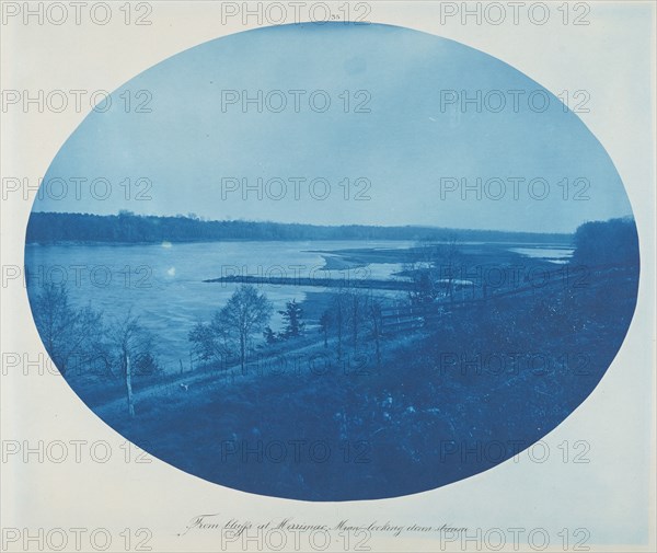 From Bluffs at Merrimac, Minn. Looking Downstream, 1889.