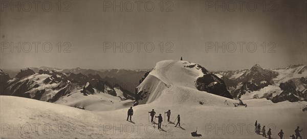 Summit of Mont Titlis, Switzerland, 1866.