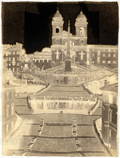 Spanish Steps, Rome, c. 1858.