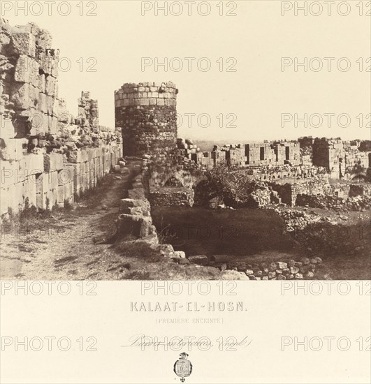 Kalaat el Hosn (Castle of the Knights, Syria), 1859.