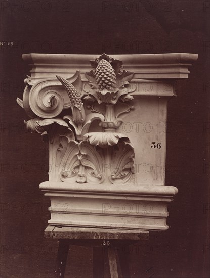 Ornamental Sculpture from the Paris Opera House (Column Detail), 1865/1874.