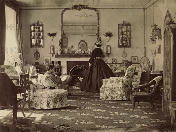 Interior of Room, c. 1862.