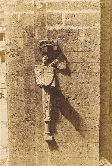 Ange Portant un Cadran Solaire, à l'Eglise de Chartres, 1852.