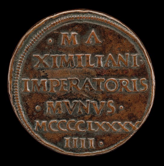 Inscription [reverse], 1494. Attributed to Francesco Francia.