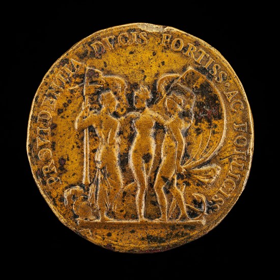 Prudence, Courage and Fortune [reverse].