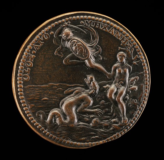 Perseus Rescuing Andromeda [reverse], 16th century.