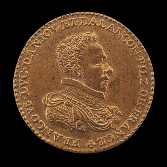 Hercule-François, 1544-1584, Duc d'Alençon and d'Anjou [obverse], 17th century.