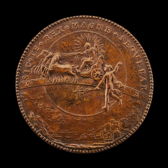 The Sun Driving Along the Zodiac [reverse], 1630.