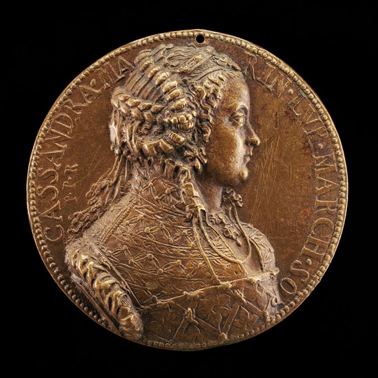 Cassandra Marinoni, died 1575, Wife of Deifobo II Melilupi [obverse], 1552 or after.