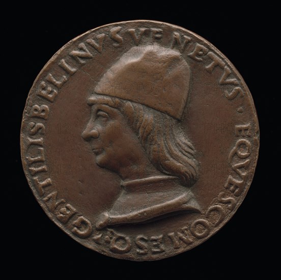 Gentile Bellini, 1429-1507, Venetian Painter [obverse], c. 1500.