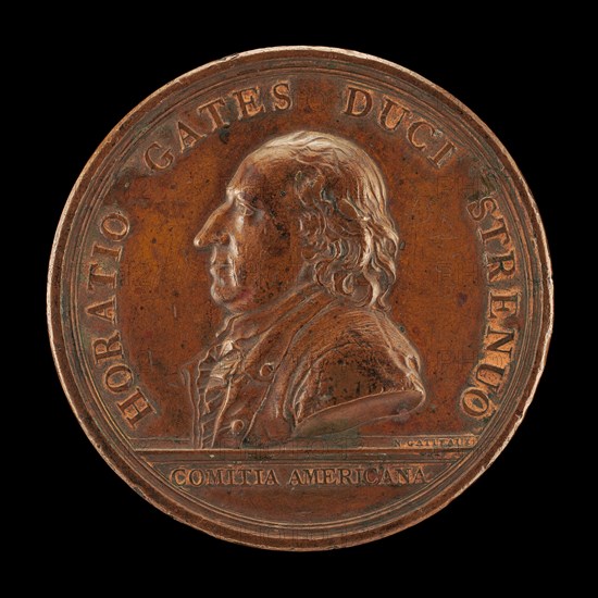 Horatio Gates, 1728-1806, Major General [obverse], 1787.