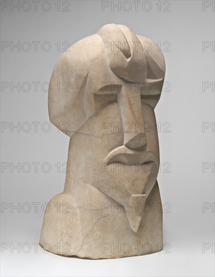 Hieratic Head of Ezra Pound, 1914.