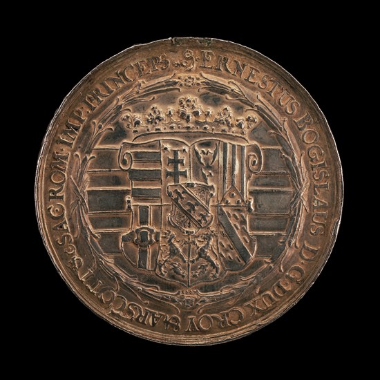 Shield of the Arms of Croy and Arschott [reverse], 1667.