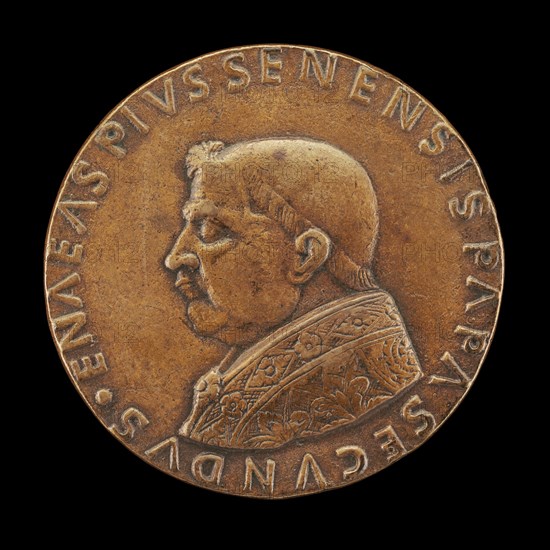 Pius II (Aeneas Silvius Piccolomini, 1405-1464), Pope 1458 [obverse].