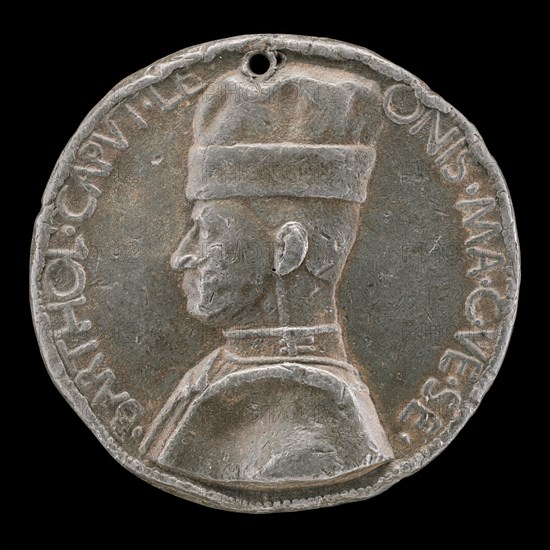 Bartolommeo Colleone of Bergamo, 1400-1475, Condottiere [obverse], 1454 or after.