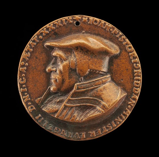 Johannes Pistorius,1504-1583, Theologian [obverse], 1543.