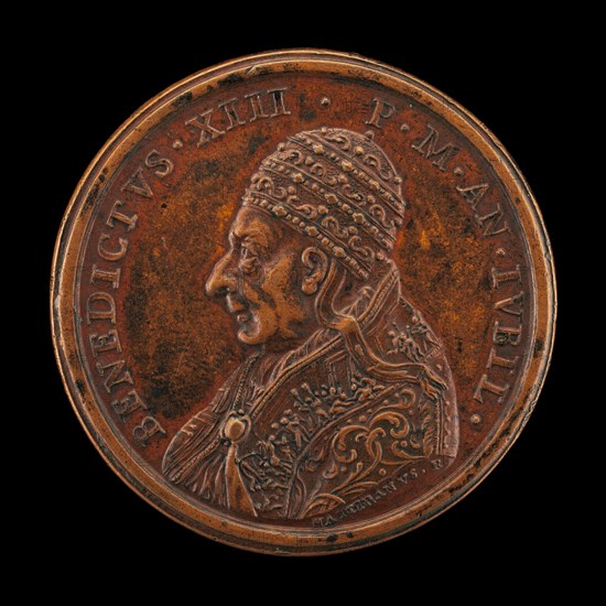 Benedict XIII (Piero Francesco Orsini, 1649-1730), Pope 1724 [obverse], 1724.