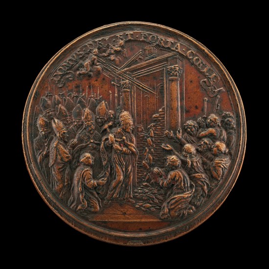 Opening of the Holy Door for the Jubilee [reverse], 1675.