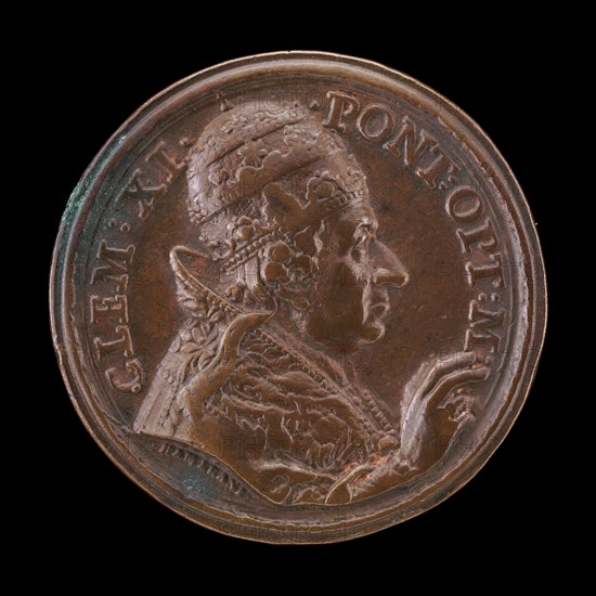 Clement XI (Giovanni Francesco Albani, 1649-1721), Pope 1700 [obverse], 1704.