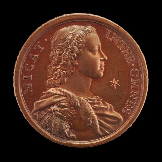 Prince Charles Edward Stuart, 1720-1788 (The Young Pretender, Bonnie Prince Charlie) [obverse], 1729.