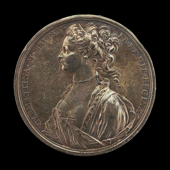 Princess Maria Clementina Sobieska, 1702-1735, Wife of James Stuart, Pretender to the British Throne [obverse], 1719.