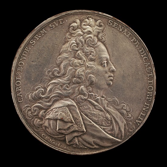 Karl Bonde, 1648-1699, Swedish Senator [obverse], 1699.