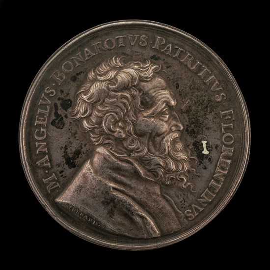 Michelangelo Buonarroti, 1475-1564, Italian Artist (obverse), 1673.