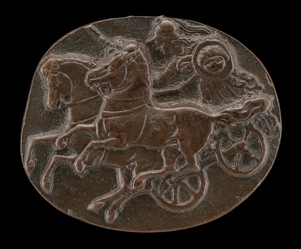 Minerva on a Chariot, 15th or 16th century. After the Antique.