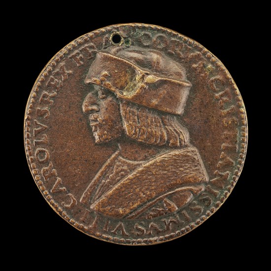 Charles VIII (L'Affable), King of France, 1470-1498 [obverse], c. 1530.