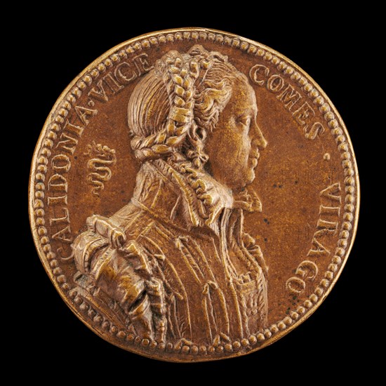 Calidonia Visconti Cavanago, Wife of Lucio Cavanago [obverse], 16th century.