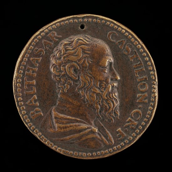 Baldassare Castiglione, 1478-1529, Author of "The Courtier" [obverse], c. 1518.