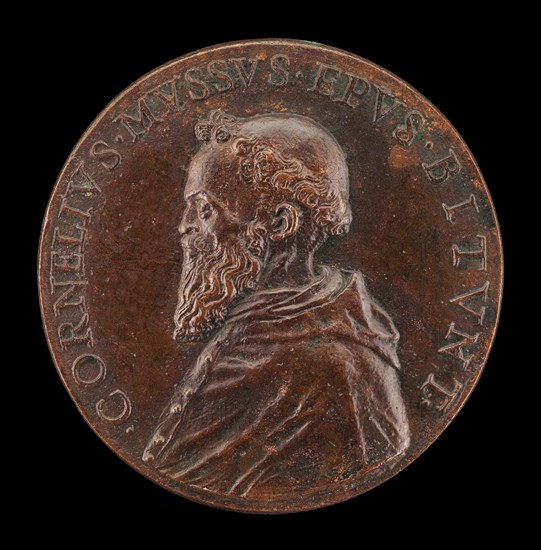 Cornelio Musso, 1511-1574, Franciscan Monk and Bishop of Bitonto 1547 [obverse], mid 16th century.