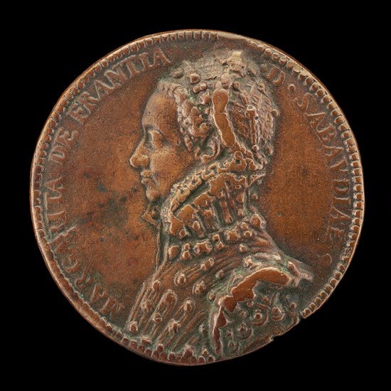 Marguerite of France, 1523-1574, Duchess of Savoy [obverse], 16th century.