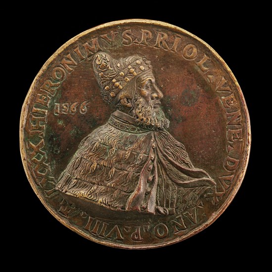 Girolamo Priuli, 1486-1567, Doge of Venice 1559 [obverse], 1566.
