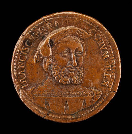 François I, 1494-1547, King of France 1515 [obverse], 16th century.