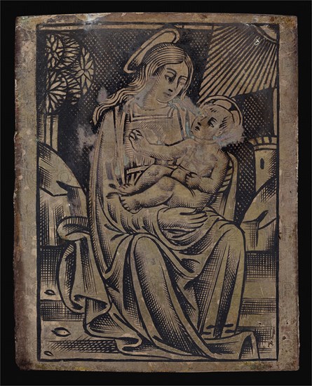 Virgin and Child.