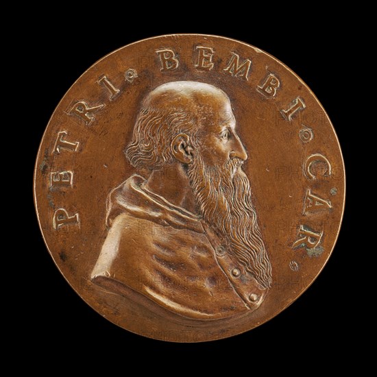 Pietro Bembo, 1470-1547, Cardinal 1538, Venetian Philologist, Poet and Belletrist [obv], 1537/1547. Creator: Benvenuto Cellini.