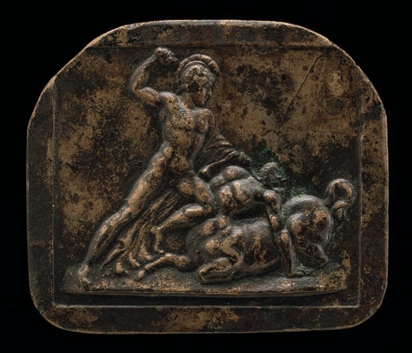 A Warrior Fighting a Centaur, 18th century.