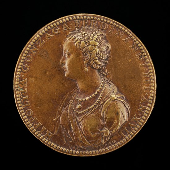 Ippolita Gonzaga, 1535-1563, Daughter of Ferdinando [obverse], 1552.