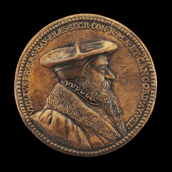 Viglius van Aytta of Zuichem, 1507-1577, Lawyer and Humanist [obverse], 1568.