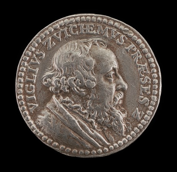 Viglius van Aytta of Zuichem, 1507-1577, Lawyer and Humanist [obverse].