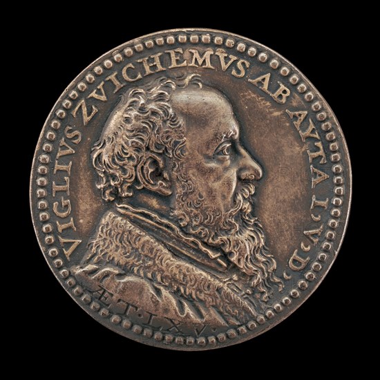 Viglius van Aytta of Zuichem, 1507-1577, Lawyer and Humanist [obverse], 1571.