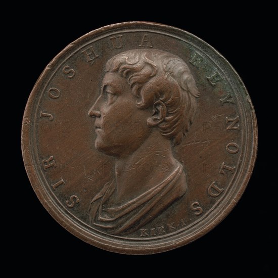 Sir Joshua Reynolds, 1723-1792, Painter [obverse], 1773.