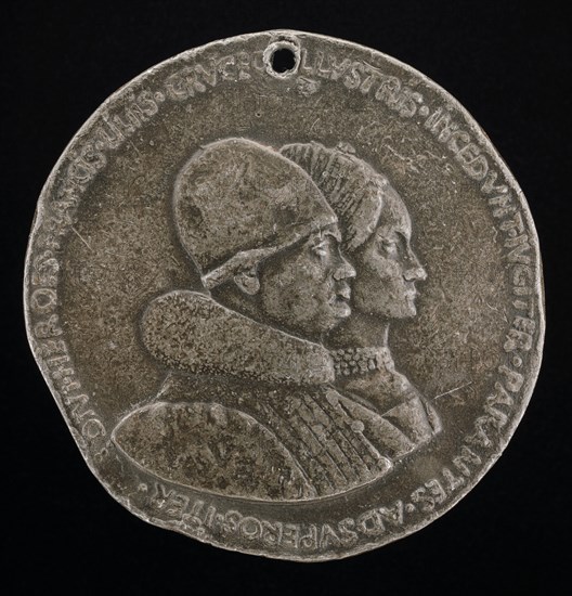 Rene d'Anjou, 1409-1480, King of Naples 1435-1442, and Jeanne de Laval, died 1498 [obverse], 1463.