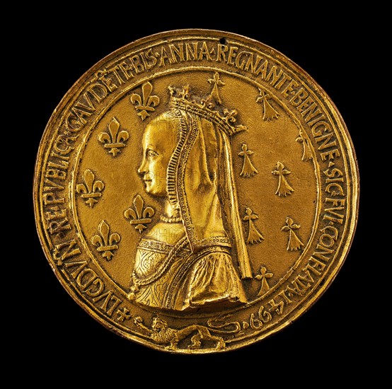 Anne of Brittany, 1477-1514, Wife of Louis XII 1498 [reverse], 1499/1500.